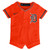 Newborn Detroit Tigers Nike Orange Alternate Replica Romper Jersey