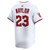 Men's Cleveland Guardians Bo Naylor Nike White Home Limited Player Jersey