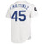 Men's Los Angeles Dodgers Pedro Martinez Mitchell & Ness White 1993 Cooperstown Collection Home  Jersey