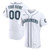 Men's Seattle Mariners Nike White Home  Custom Jersey