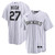 Men's Colorado Rockies Jordan Beck Nike White Home Replica Jersey