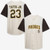 Men's San Diego Padres Profile Cream/Brown Big & Tall Two-Color Fashion Jersey