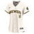 Women's Milwaukee Brewers Jackson Chourio Nike Cream Home Limited Player Jersey