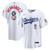 Men's Los Angeles Dodgers Enrique Hernández Nike White USA 250 Fourth of July Home Stadium Jersey