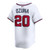 Men's Atlanta Braves Marcell Ozuna Nike White Home Limited Player Jersey