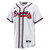 Men's Atlanta Braves Reynaldo Lopez Nike White Home Replica Jersey