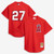 Men's California Angels Vladimir Guerrero Mitchell & Ness Red  Batting Practice Jersey