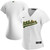 Womens Oakland Athletics Nike Replica Replica White Home Replica Team Jersey