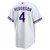 Youth Texas Rangers Joc Pederson Nike White Home Replica Jersey