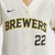 Women's Milwaukee Brewers Christian Yelich Nike Cream Home Limited Player Jersey