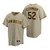 Mens San Diego Padres #52 Mike Clevinger 2020 Alternate Sand Brown Jersey Gift For Padres Fans