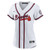 Women's Atlanta Braves Andruw Jones Nike White 2026 Baseball Hall of Fame Retired Player Replica Jersey