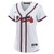 Women's Atlanta Braves  Nike White #1 Mom Home Replica Jersey