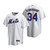 Mens New York Mets #34 Noah Syndergaard 2020 Home White Jersey Gift For Mets Fans