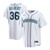 Men's Seattle Mariners Logan Gilbert Nike White Home Replica Jersey