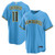 Men's Milwaukee Brewers Jackson Chourio Nike Light Blue Road Replica Jersey