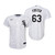 Chicago White Sox #63 Matt Foster Collection 2020 Alternate White Jersey Gift For Sox Fans