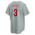 Men's Philadelphia Phillies Bryce Harper Nike Gray Road Replica Jersey