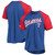 Texas Rangers Stitches Button-Down Raglan Replica Jersey - Royal