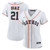 Women's Houston Astros Yainer Diaz Nike White Home Replica Jersey