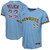 Youth Milwaukee Brewers Christian Yelich Nike Light Blue USA 250 Fourth of July Road Replica Jersey