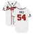 Max Fried Atlanta Braves Fanatics  Autographed Nike Replica Replica  2021 World Series Patch Jersey - White
