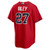 Men's Atlanta Braves Austin Riley Nike Red Alternate 2 Replica Jersey