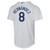 Youth Los Angeles Dodgers Enrique Hernández Nike White Home Baseline Jersey