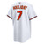 Men's Baltimore Orioles Jackson Holliday Nike White Home Replica Jersey