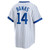 Ernie Banks Chicago Cubs Nike Replica Replica Home Cooperstown Collection Player Jersey - White