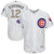 Chicago Cubs Kyle Schwarber #12 White Stripes 2016 Cubs Championship Gold Edition Jersey