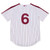 Men's Philadelphia Phillies Jimmy Rollins Mitchell & Ness White 2003 Cooperstown Collection  Jersey