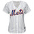 New York Mets Majestic Womens Cool Base Custom Jersey Jersey White/Royal 2021