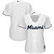Miami Marlins Majestic Womens Home 2021 Official Cool Base Team Jersey Jersey White 2021