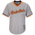 MenS Majestic Gray Baltimore Orioles Road Cooperstown Cool Base Replica Team Jersey
