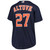 WomenS Jose Altuve Navy Houston Astros Plus Size Alternate Replica Player Jersey