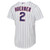 Male Chicago Cubs Nico Hoerner Nike White Home Replica Jersey