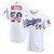 Men's Los Angeles Dodgers Mookie Betts Nike White USA 250 Fourth of July Home  Jersey