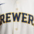 Men's Milwaukee Brewers Nike Cream Home Replica Team Jersey