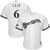 Lorenzo Cain Milwaukee Brewers Majestic 2019 Postseason Official Cool Base Player Jersey White