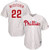 Andrew McCutchen Philadelphia Phillies Majestic Official Cool Base Player Jersey White/Scarlet 2019