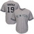 New York Yankees Majestic Official Cool Base Player Jersey Gray 2019