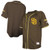 Men's San Diego Padres  Stitches Brown Team Color Full-Button Fashion Jersey