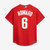 Men's Philadelphia Phillies Ryan Howard Mitchell & Ness Red Cooperstown Collection Batting Practice Jersey