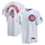 Men's Chicago Cubs Pete Crow-Armstrong Nike White USA 250 Fourth of July Home Stadium Jersey