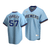 Men'S Milwaukee Brewers Eric Yardley #57 Cooperstown Collection Powder Blue Road Jersey