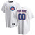 Mens Chicago Cubs Nike Replica Replica White Home Replica Custom Jersey