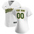 Womens Oakland Athletics Nike Replica Replica White Home Replica Custom Jersey