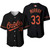 Baltimore Orioles Eddie Murray #33 MLB Great Player 2020 Black 3D Designed Allover Gift For Baltimore Fans Baseball Jersey - MLB