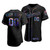Men'S Washington Nationals Custom #00 Iridescent Logo Holographic Limited Jersey Black